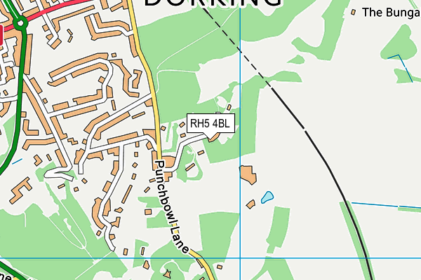 RH5 4BL map - OS VectorMap District (Ordnance Survey)