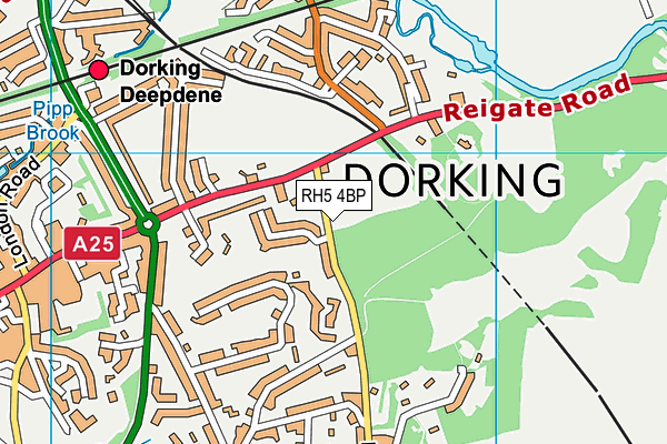 RH5 4BP map - OS VectorMap District (Ordnance Survey)