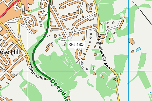 RH5 4BQ map - OS VectorMap District (Ordnance Survey)