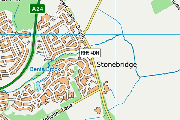 RH5 4DN map - OS VectorMap District (Ordnance Survey)