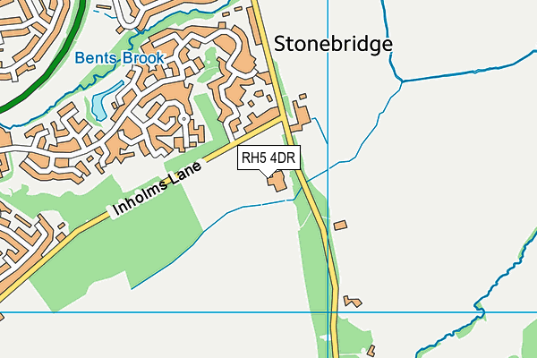 RH5 4DR map - OS VectorMap District (Ordnance Survey)