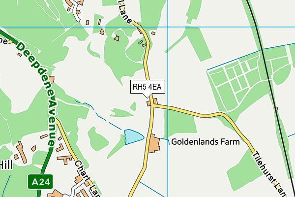 RH5 4EA map - OS VectorMap District (Ordnance Survey)