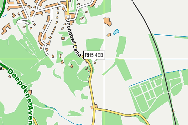 RH5 4EB map - OS VectorMap District (Ordnance Survey)