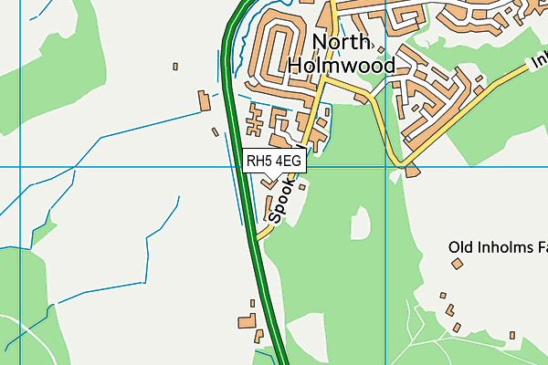 RH5 4EG map - OS VectorMap District (Ordnance Survey)