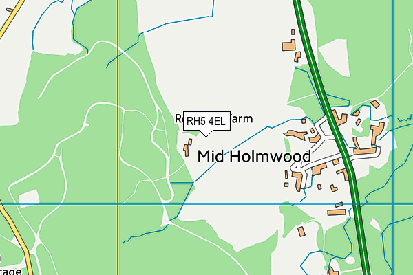 RH5 4EL map - OS VectorMap District (Ordnance Survey)