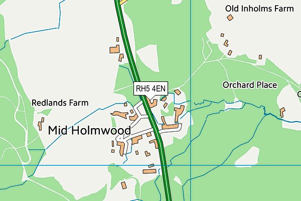 RH5 4EN map - OS VectorMap District (Ordnance Survey)