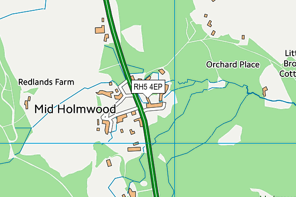 RH5 4EP map - OS VectorMap District (Ordnance Survey)