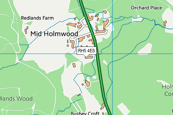 RH5 4ES map - OS VectorMap District (Ordnance Survey)