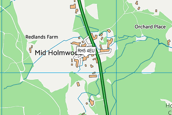 RH5 4EU map - OS VectorMap District (Ordnance Survey)