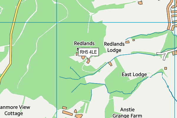 RH5 4LE map - OS VectorMap District (Ordnance Survey)