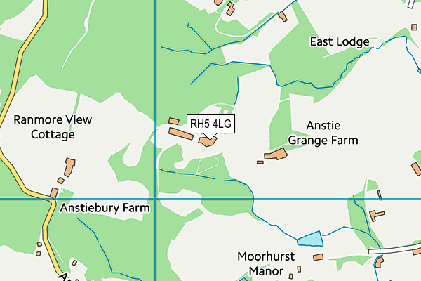 RH5 4LG map - OS VectorMap District (Ordnance Survey)