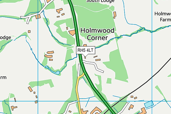 RH5 4LT map - OS VectorMap District (Ordnance Survey)