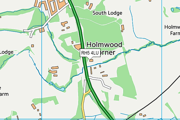 RH5 4LU map - OS VectorMap District (Ordnance Survey)