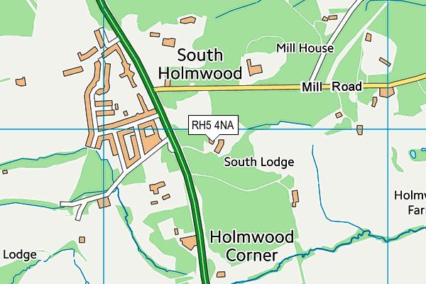 RH5 4NA map - OS VectorMap District (Ordnance Survey)