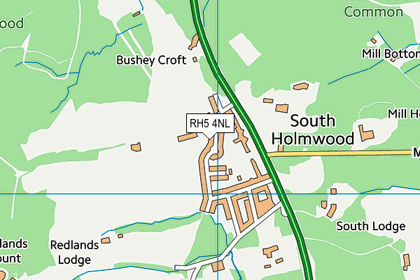 RH5 4NL map - OS VectorMap District (Ordnance Survey)