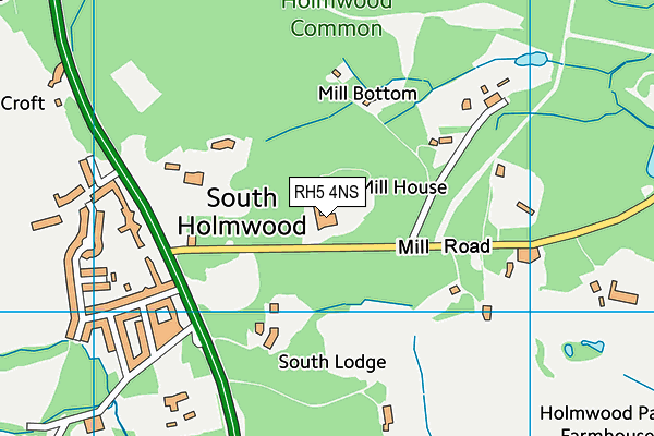 RH5 4NS map - OS VectorMap District (Ordnance Survey)