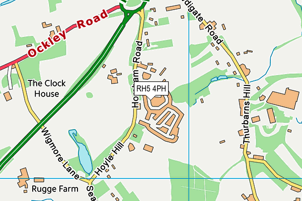 RH5 4PH map - OS VectorMap District (Ordnance Survey)