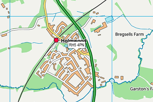 RH5 4PN map - OS VectorMap District (Ordnance Survey)