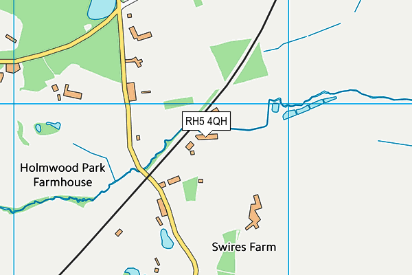 RH5 4QH map - OS VectorMap District (Ordnance Survey)