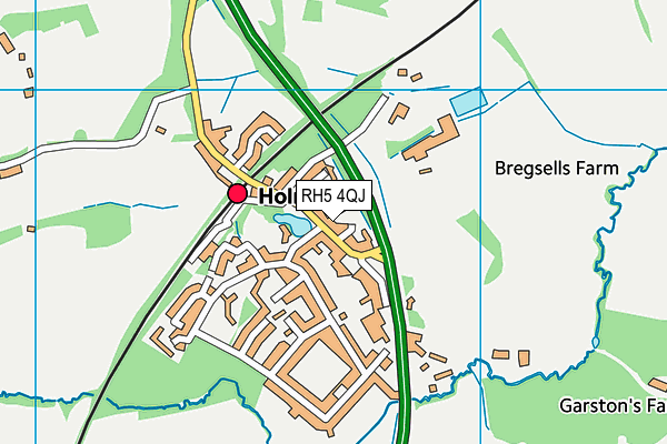 RH5 4QJ map - OS VectorMap District (Ordnance Survey)