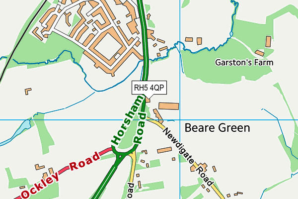 RH5 4QP map - OS VectorMap District (Ordnance Survey)