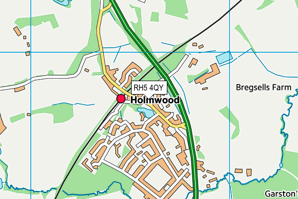 RH5 4QY map - OS VectorMap District (Ordnance Survey)