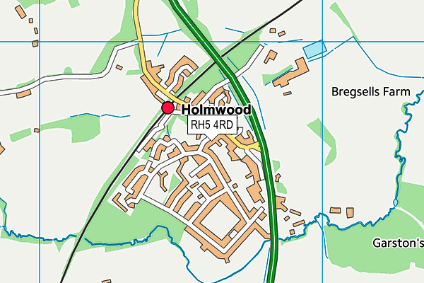 RH5 4RD map - OS VectorMap District (Ordnance Survey)