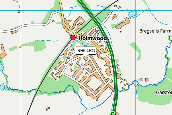 RH5 4RG map - OS VectorMap District (Ordnance Survey)