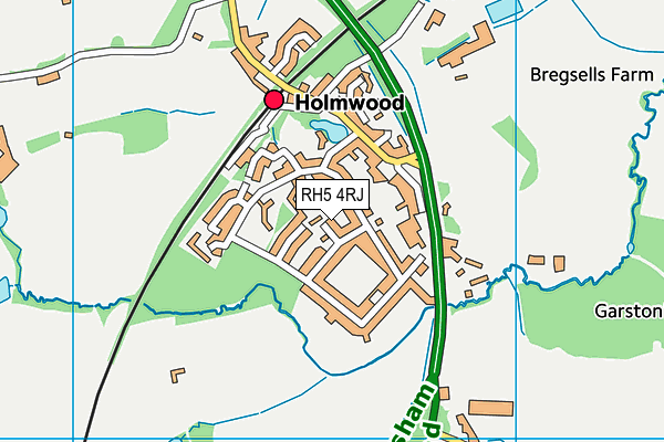 RH5 4RJ map - OS VectorMap District (Ordnance Survey)