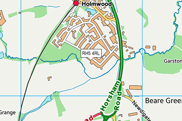 RH5 4RL map - OS VectorMap District (Ordnance Survey)