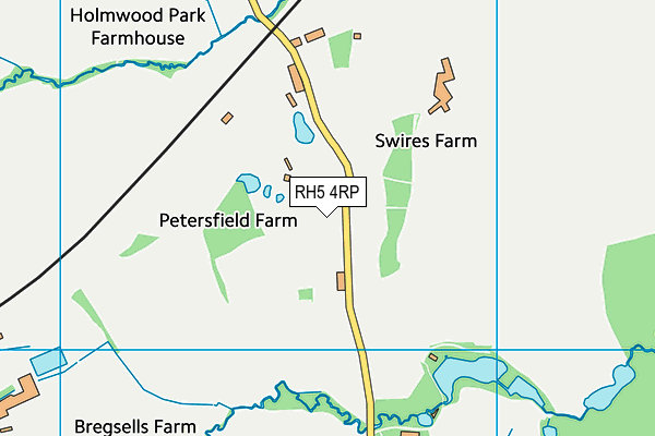 RH5 4RP map - OS VectorMap District (Ordnance Survey)