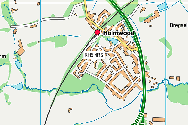 RH5 4RS map - OS VectorMap District (Ordnance Survey)