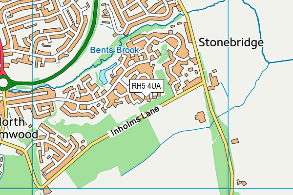 RH5 4UA map - OS VectorMap District (Ordnance Survey)