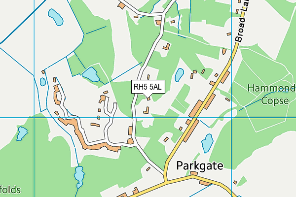 RH5 5AL map - OS VectorMap District (Ordnance Survey)