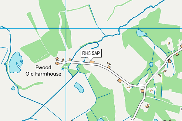 RH5 5AP map - OS VectorMap District (Ordnance Survey)