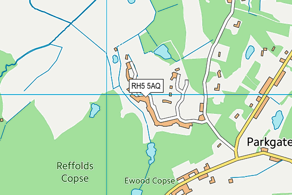 Map of JUST EXTENSIONS (REIGATE) LIMITED at district scale
