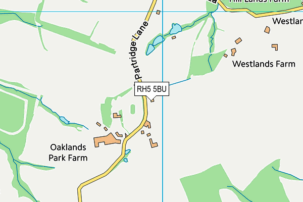 RH5 5BU map - OS VectorMap District (Ordnance Survey)