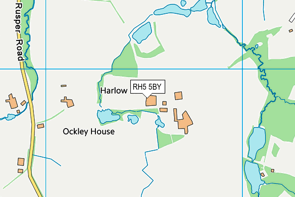 RH5 5BY map - OS VectorMap District (Ordnance Survey)