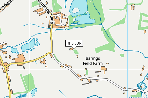 RH5 5DR map - OS VectorMap District (Ordnance Survey)