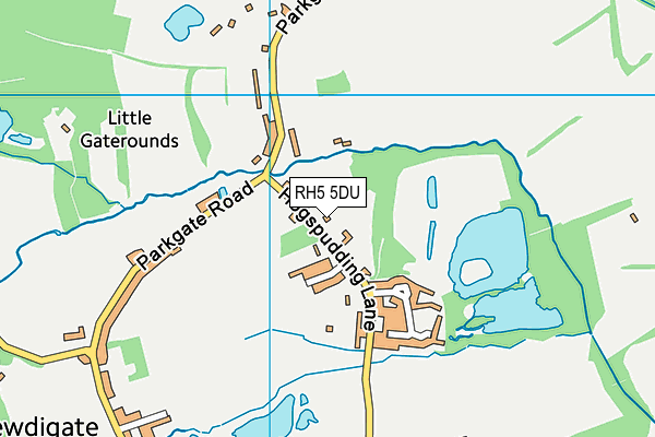 RH5 5DU map - OS VectorMap District (Ordnance Survey)