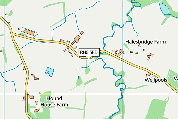 RH5 5ED map - OS VectorMap District (Ordnance Survey)