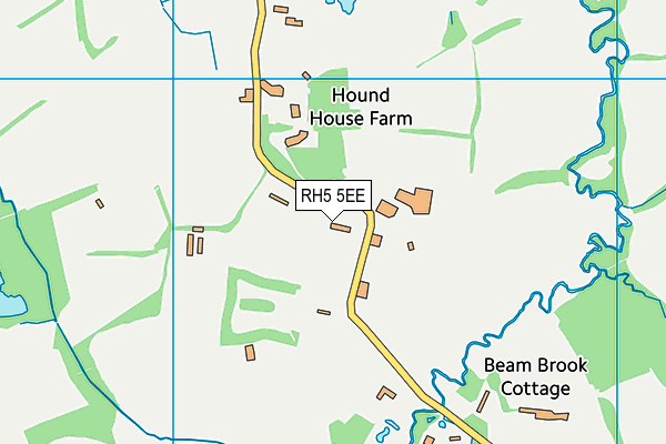 RH5 5EE map - OS VectorMap District (Ordnance Survey)