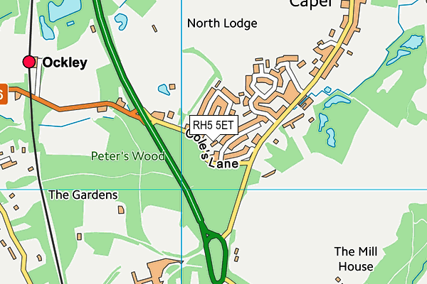 RH5 5ET map - OS VectorMap District (Ordnance Survey)