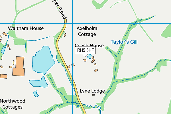 RH5 5HF map - OS VectorMap District (Ordnance Survey)