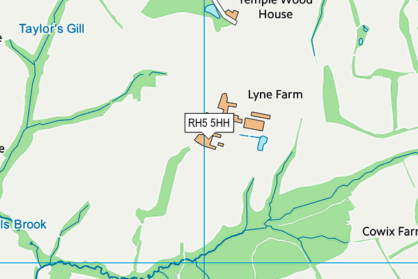 RH5 5HH map - OS VectorMap District (Ordnance Survey)