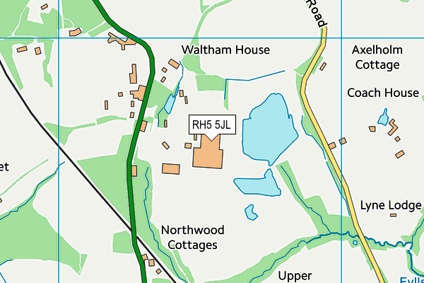RH5 5JL map - OS VectorMap District (Ordnance Survey)