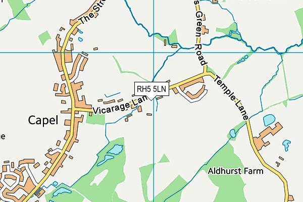 RH5 5LN map - OS VectorMap District (Ordnance Survey)