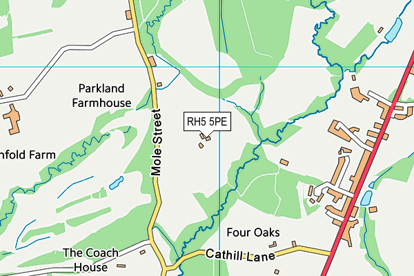 RH5 5PE map - OS VectorMap District (Ordnance Survey)