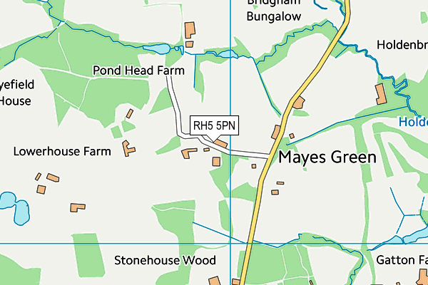 RH5 5PN map - OS VectorMap District (Ordnance Survey)