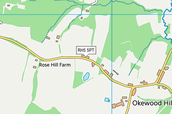 RH5 5PT map - OS VectorMap District (Ordnance Survey)